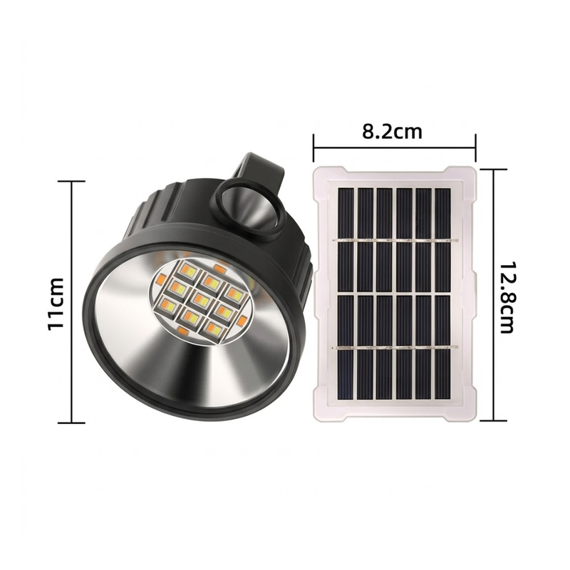 Lámpara Solar Cl055 Sensor Movimiento Exterior Led Ip65