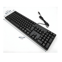 Combo Teclado Mouse Usb Alta Precisión Pc H-8810 Kit