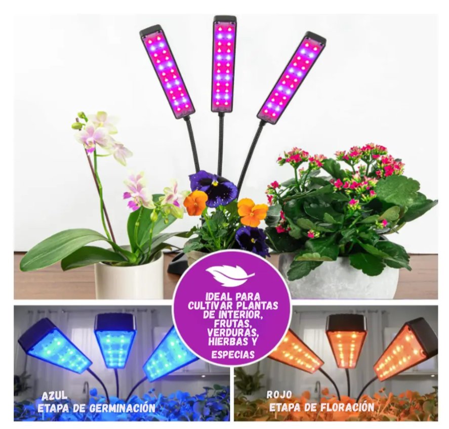 Lampara Led Para Plantas Matas De Cultivo En Interiores