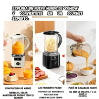 Licuadora Portatil De Tres Cuchillas Recargable Pantalla Digital 1000 ml