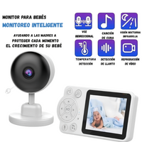 Monitor para Bebés Nuvitecno C3 con Visión Nocturna y Audio Bidireccional