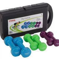 Kit X 6 Mancuernas Pesas 10 Kilos 20 Libras Ejercicio +envío