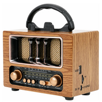 Radio Estilo Vintage Recargable Bluetooth Am/fm Usb Kft-2015