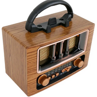 Radio Estilo Vintage Recargable Bluetooth Am/fm Usb Kft-2015
