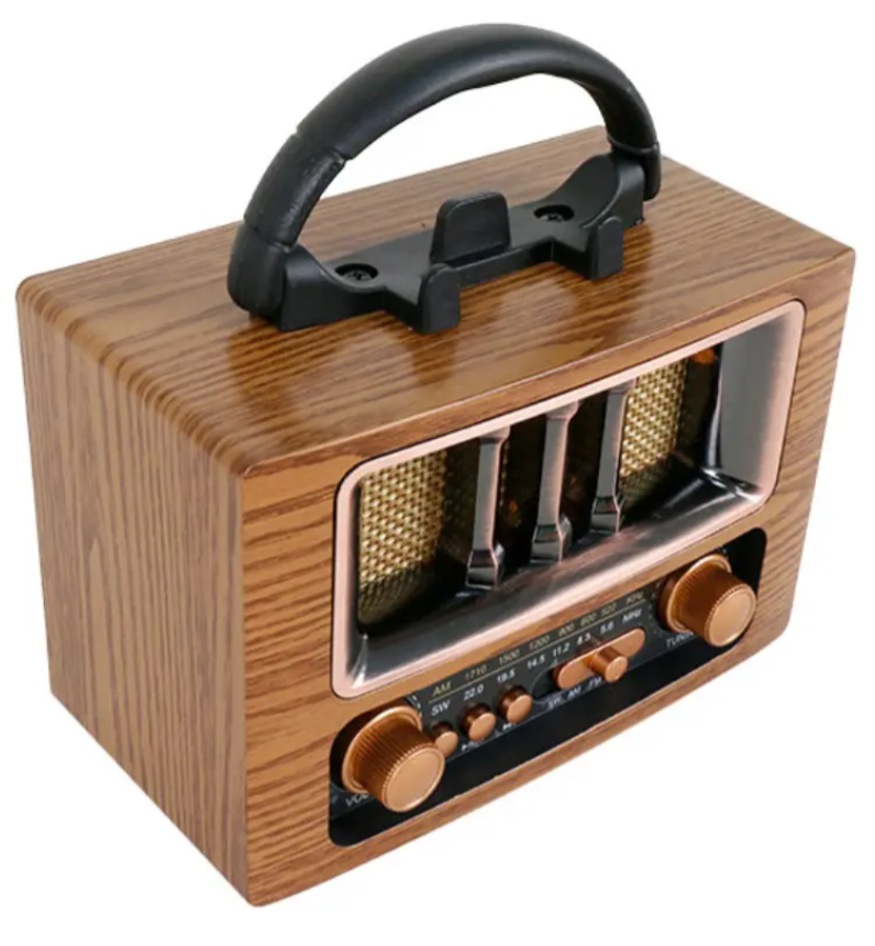Radio Estilo Vintage Recargable Bluetooth Am/fm Usb Kft-2015