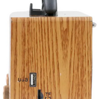 Radio Estilo Vintage Recargable Bluetooth Am/fm Usb Kft-2015