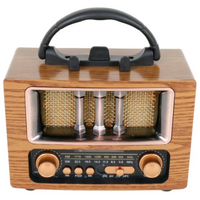 Radio Estilo Vintage Recargable Bluetooth Am/fm Usb Kft-2015