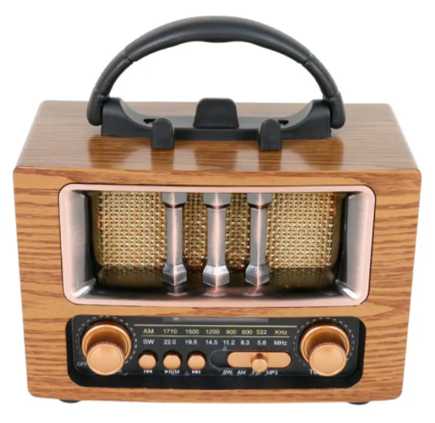 Radio Estilo Vintage Recargable Bluetooth Am/fm Usb Kft-2015