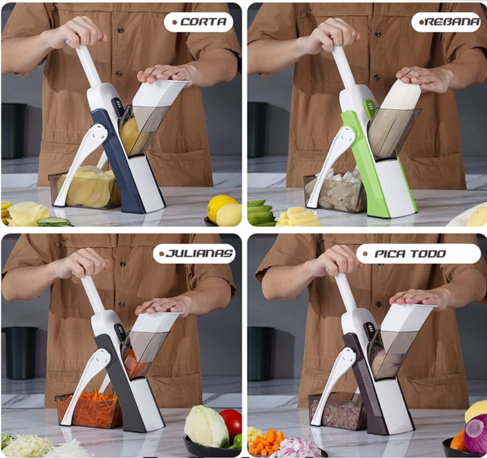 Rebanadora Segura Mandolina Picadora De Verduras Hortalizas