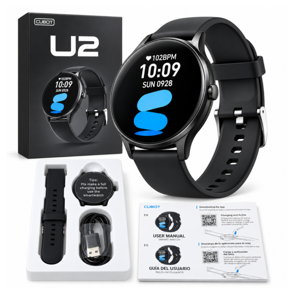 Reloj Inteligente SmartWatch Bluetooth Alta Gama Ip68 U2