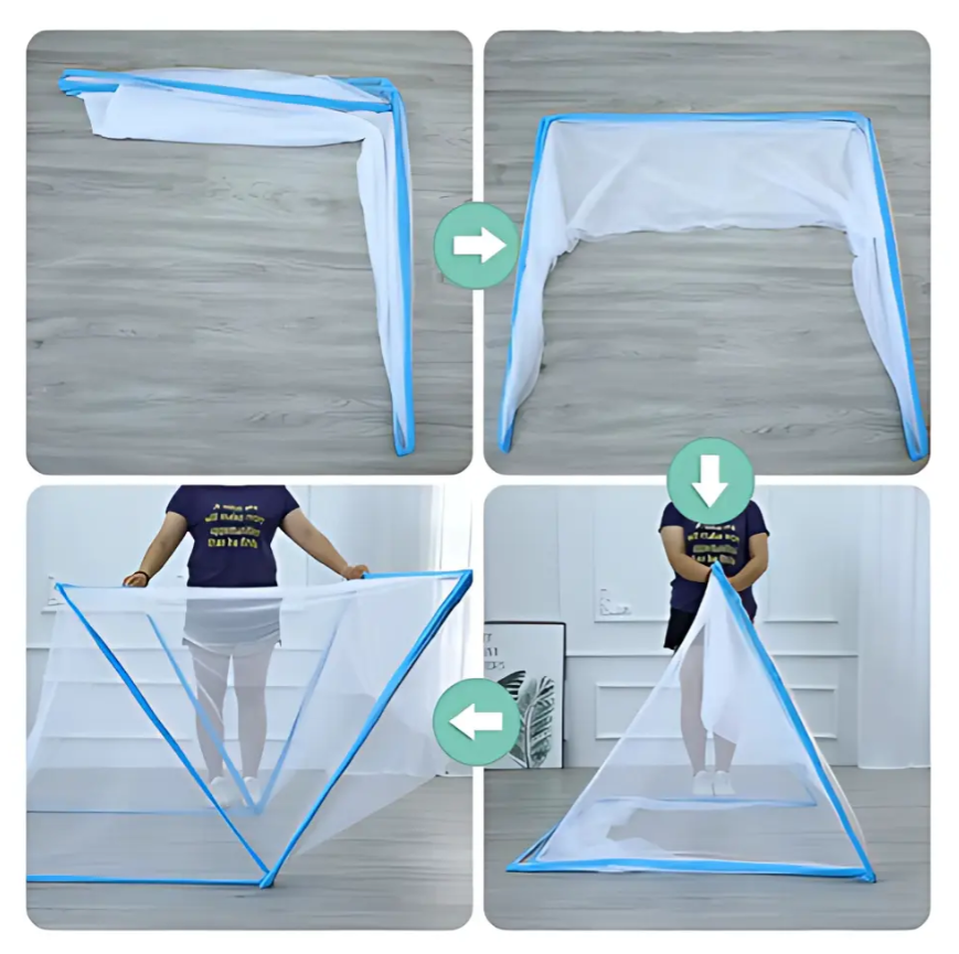Mosquitero Toldillo Plegable Para Cama Y Cuna Portátil